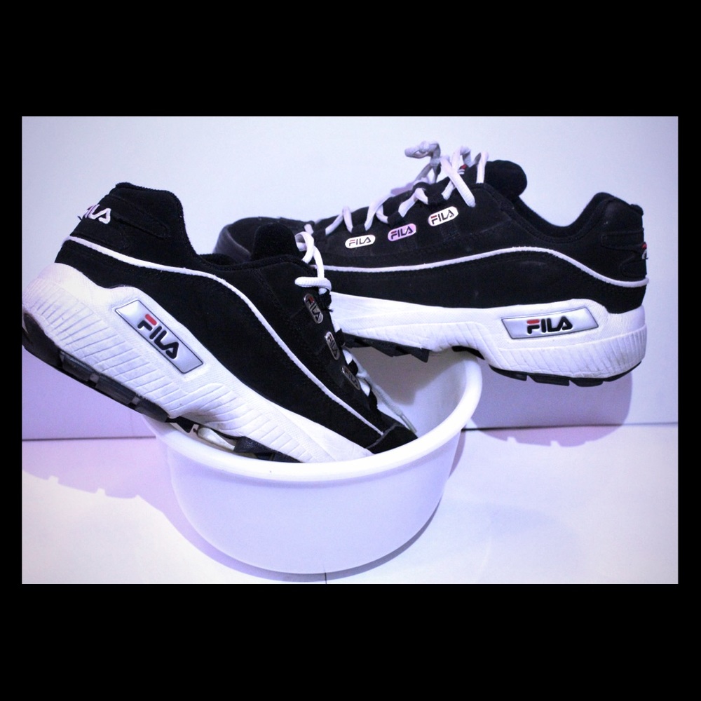 FILA MEN’S HOMETOWN EXTRA BLACK/WHITE/VINTAGE RED